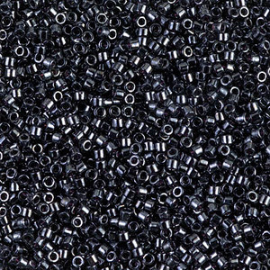 DELICA BEADS GUNMETAL бісер 10 грам, Miyuki 11/0  DB001