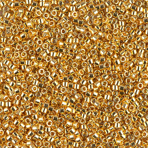 DELICA BEAD LT24KT GOLD PLATED бісер 5 грам, Miyuki 11/0  DB031