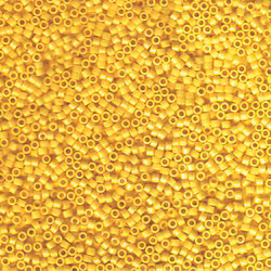 DELICA BEAD 10 грам, Miyuki 11/0 OPAQUE CANARY DB1132