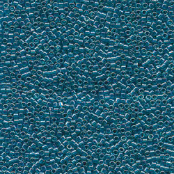 DELICA BEAD 10 грам, Miyuki 11/0 TR CARIBBEAN TEAL LUSTER DB1228