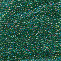 DELICA BEAD 10 грам, Miyuki 11/0 TRANSP GREEN AB DB152