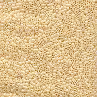 DELICA BEAD 10 грам, Miyuki 11/0 BEAD OPAQUE CREAM AB DB157