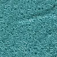 DELICA BEAD 10 грам, Miyuki 11/0 OPAQUE TURQUOIS AB DB166