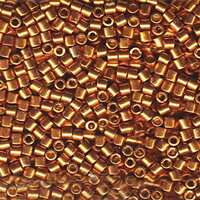 DELICA BEAD 10 грам, Miyuki 11/0 DURACOAT GLVN YELLOW GOLD DB1833