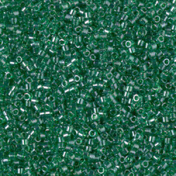 DELICA BEAD 10 грам, Miyuki 11/0 TR GREEN LUSTER DB1889