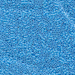 DELICA BEAD 10 грам, Miyuki 11/0 OPAQUE SKY BLUE LUST DB215