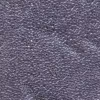 DELICA BEAD 10 грам, Miyuki 11/0 LINED CRYSTAL/GRAY DB242
