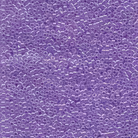 DELICA BEAD 10 грам, Miyuki 11/0 LINED CRYSTAL/PURPLE DB249