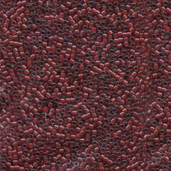 DELICA BEAD 10 грам, Miyuki 11/0 BD LNED CRYSTAL/DK PLUM DB280