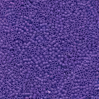 DELICA BEAD 10 грам, Miyuki 11/0  BD DYED OPAQUE PURPLE DB661