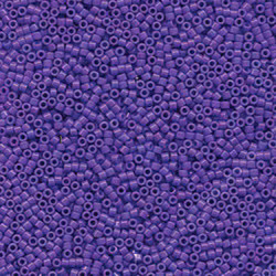 DELICA BEAD 10 грам, Miyuki 11/0  BD DYED OPAQUE PURPLE DB661