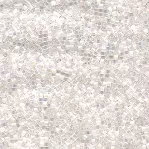 DELICA BEAD 10 грам, Miyuki 11/0 CRYSTAL AB SILK-SATN DB670