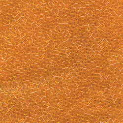 DELICA BEAD 10 грам, Miyuki 11/0 TRANSPARENT LT.TOPAZ DB702