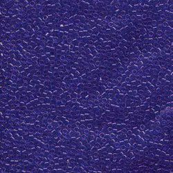 DELICA BEAD 10 грам, Miyuki 11/0 TRANSPARENT COBALT DB707