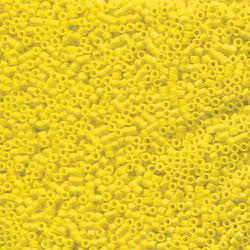 DELICA BEAD 10 грам, Miyuki 11/0 OPAQUE YELLOW DB721
