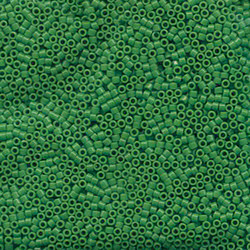 DELICA BEAD 10 грам, Miyuki 11/0 OPAQUE PEA GREEN DB724