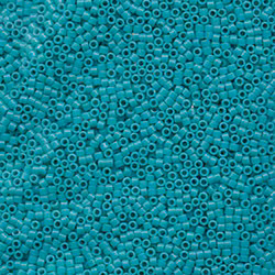 DELICA BEAD 10 грам, Miyuki 11/0 OPAQUE TURQUOISE DB729